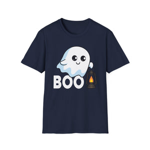 Halloween Ghost T-Shirt — Cute “Boo” Lantern Tee