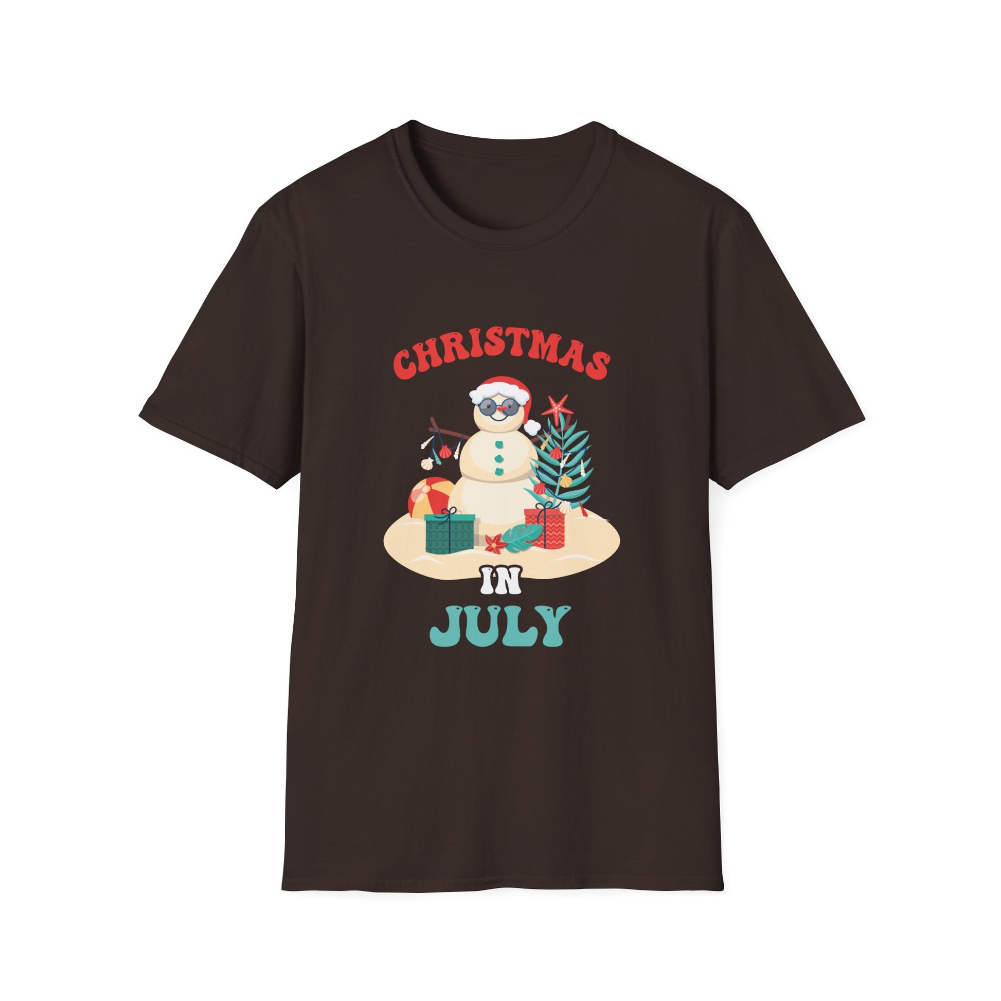 Christmas in July Shirt Snowman Christmas Unisex T-Shirt