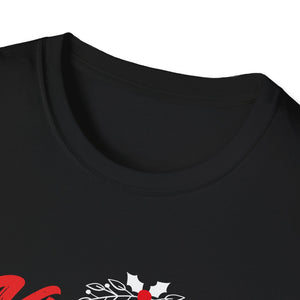 Kiss Me Under The Mistletoe Funny Sexy Christmas Unisex T-Shirt
