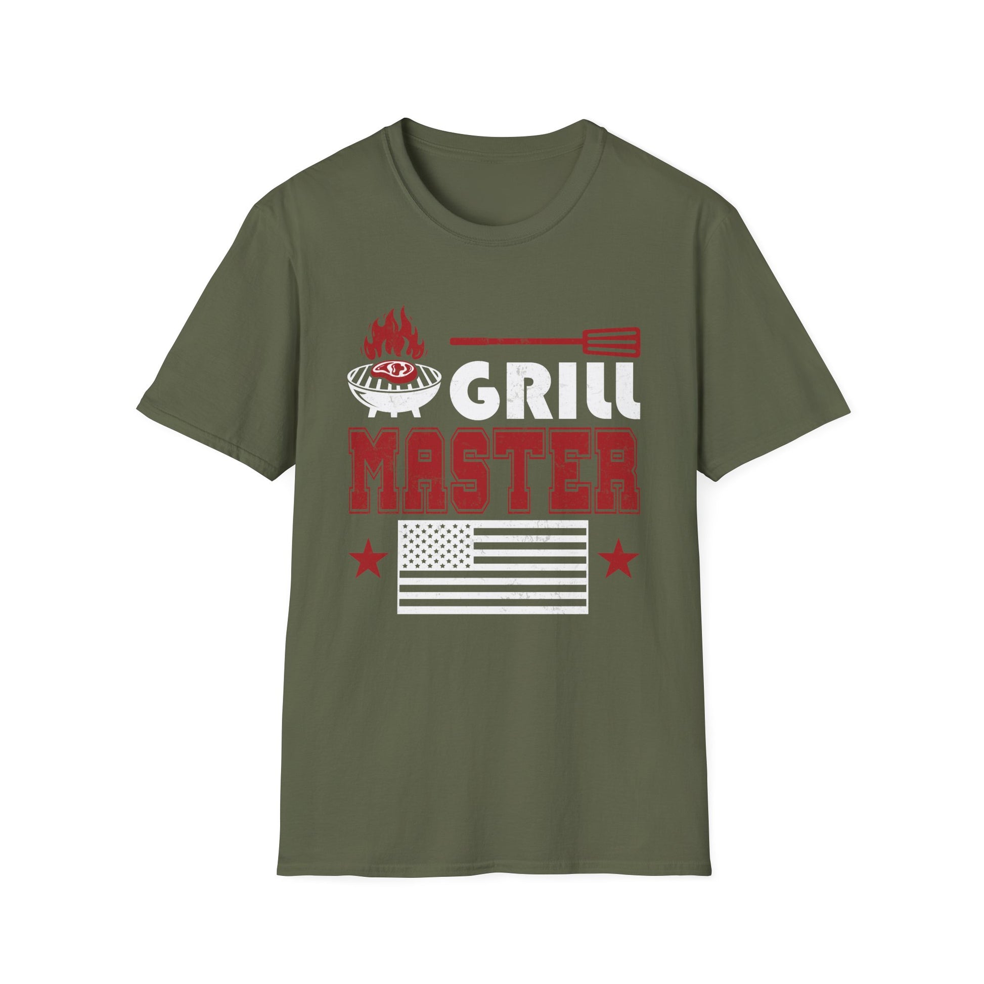 Grill Master T-Shirt — Patriotic BBQ Chef Tee
