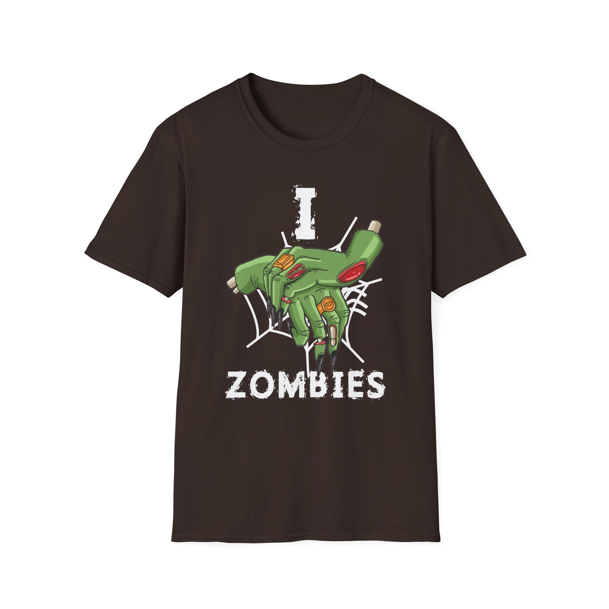 I Love Zombies T‑Shirt — Funny Halloween Zombie Graphic Tee
