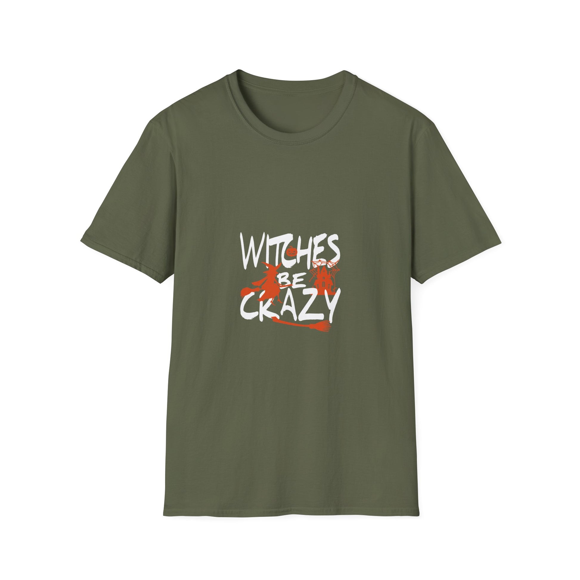 Witches Be Crazy Halloween T-Shirt — Funny Witch Graphic Tee