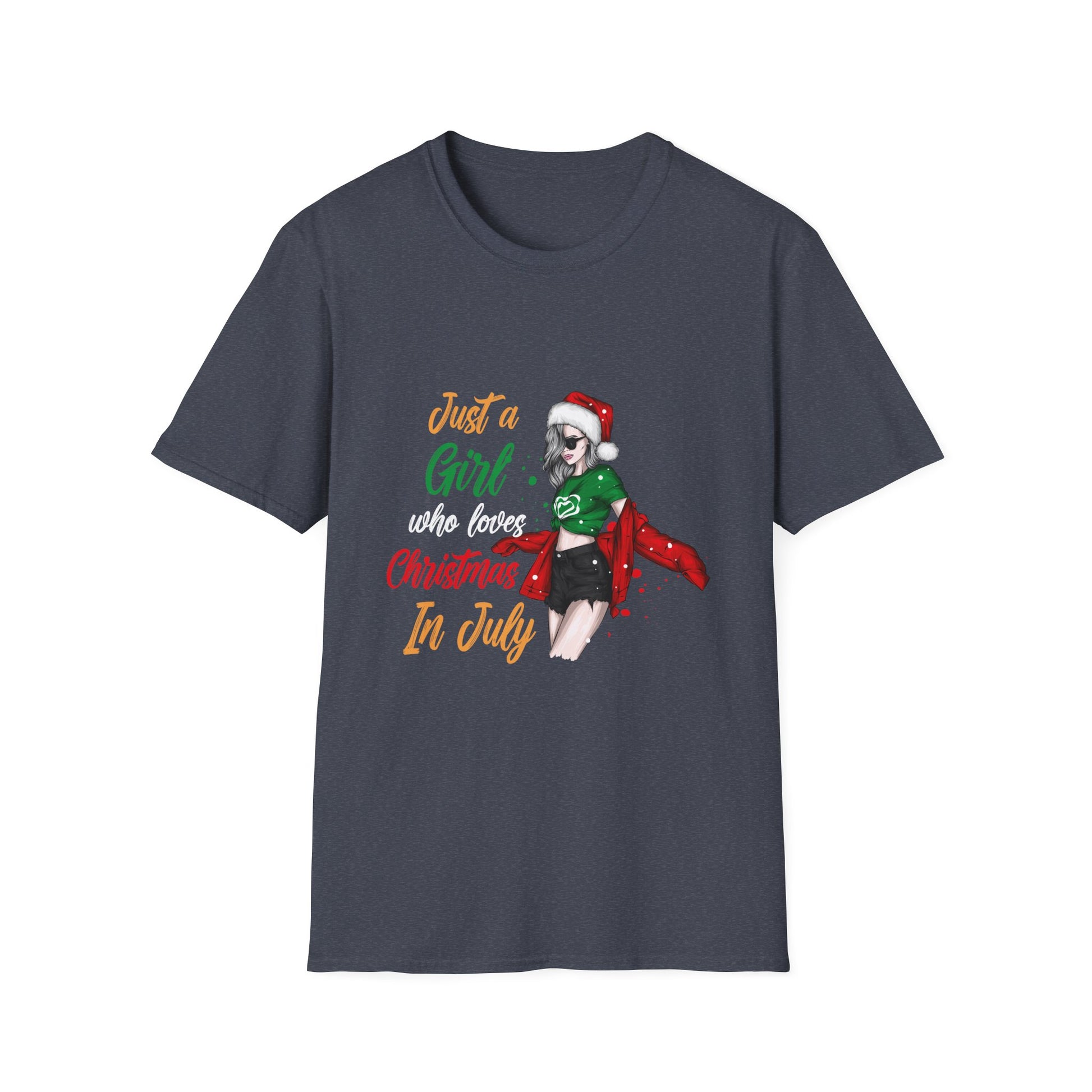 Christmas In July - Funny Summer Flamingo Christmas Unisex T-Shirt