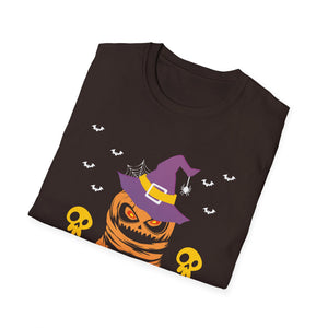 Halloween 2025 Ghost Trick or Treat Outfit Halloween Party  Unisex Softstyle T-Shirt