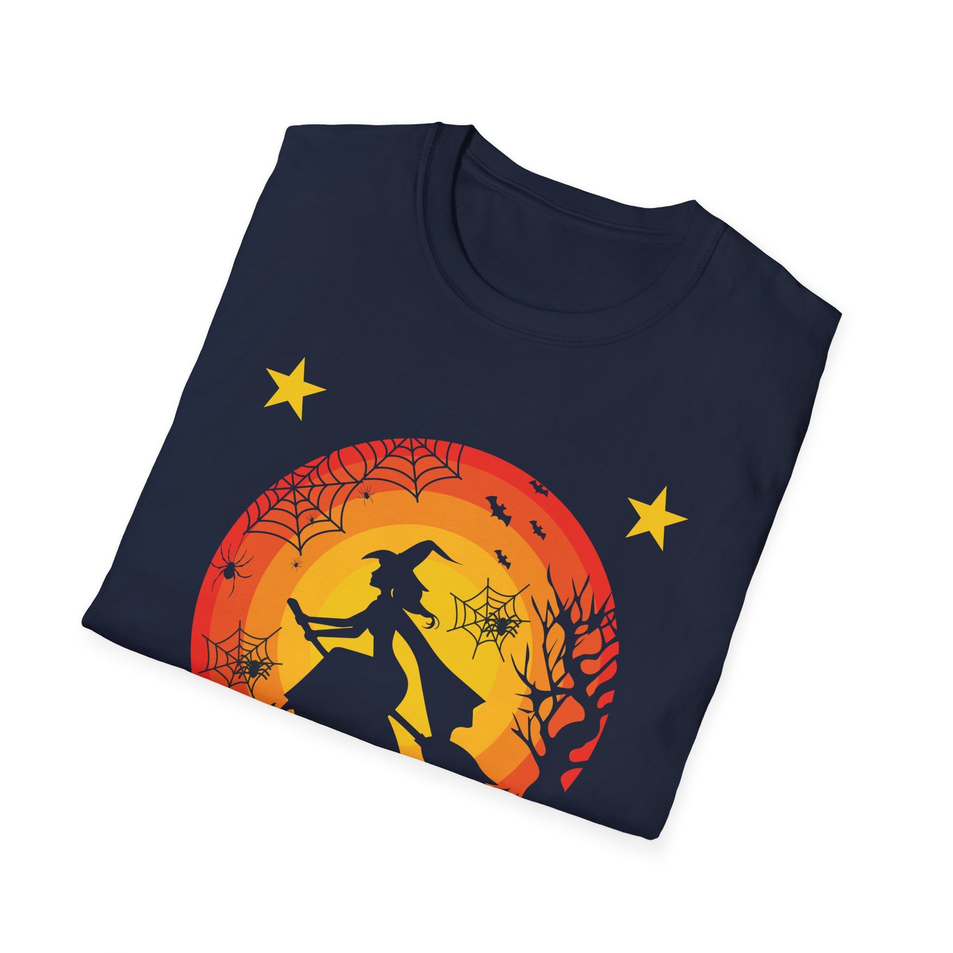 Everyday Is Halloween T-Shirt — Witch Silhouette Sunset Halloween Tee