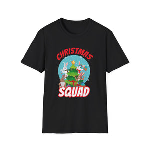 Bunny Christmas Tree Christmas Squad Bunnies Unisex T-Shirt