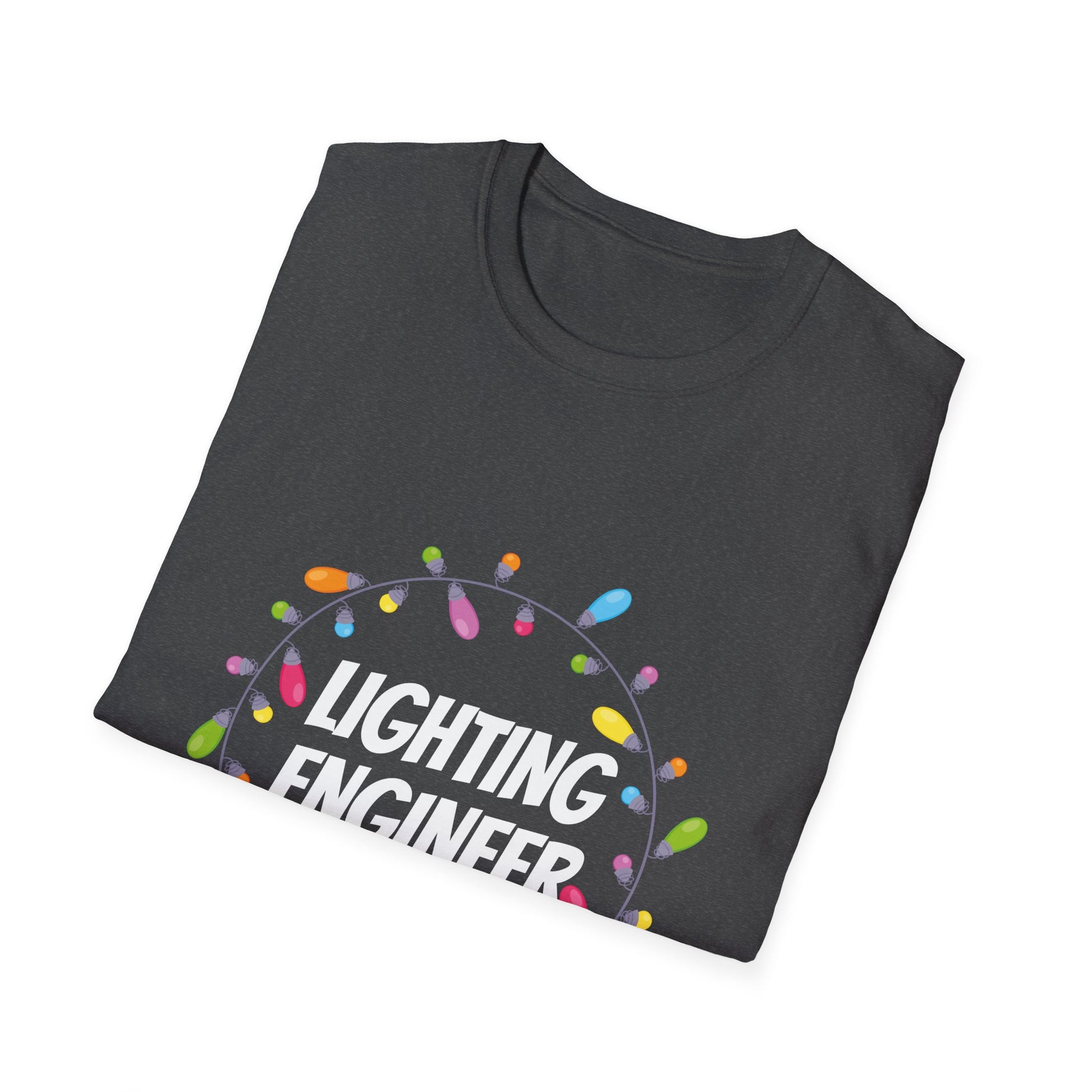 Lighting Engineer T-Shirt — Festive Holiday Lights Graphic Tee