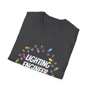 Lighting Engineer T-Shirt — Festive Holiday Lights Graphic Tee