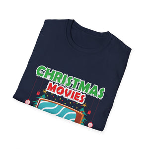 Pickleball Player Christmas Holiday Reindeer Xmas Women Tees T-Shirt-productor-mockup