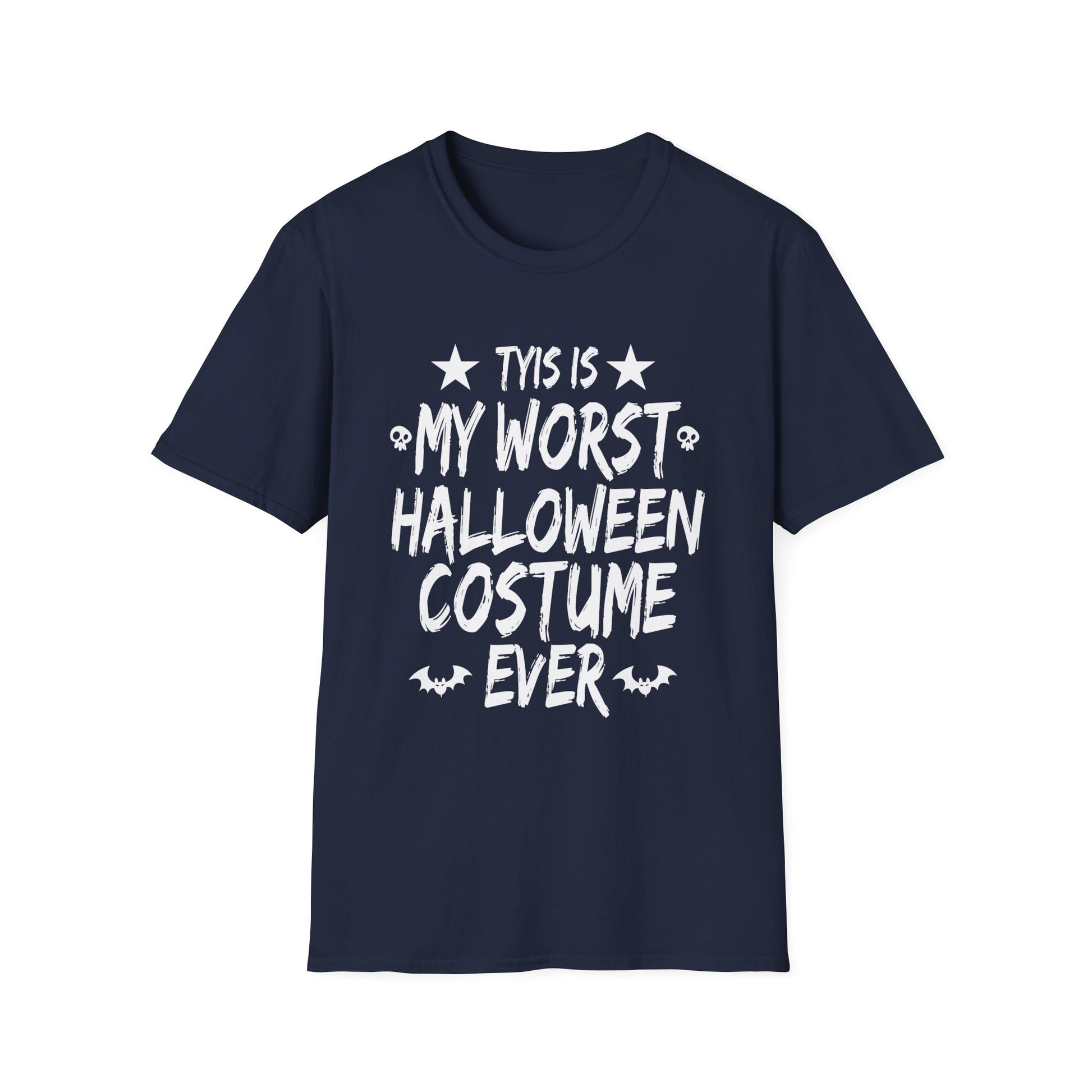 Halloween T-Shirt - "This Is My Worst Halloween Costume Ever" Funny Graphic Tee