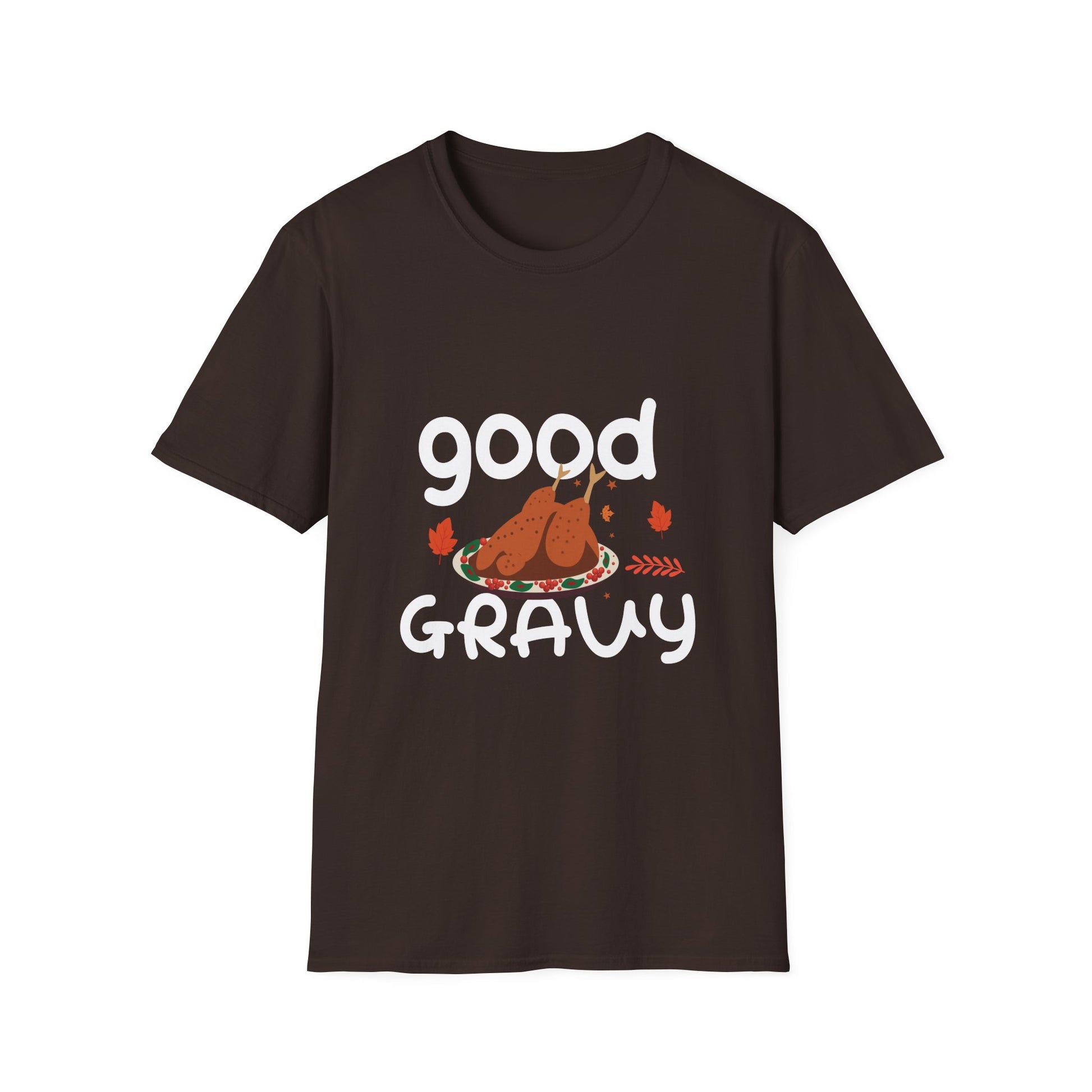 T-Shirt — "Good Gravy" Thanksgiving Turkey Graphic Tee  Unisex T-Shirt