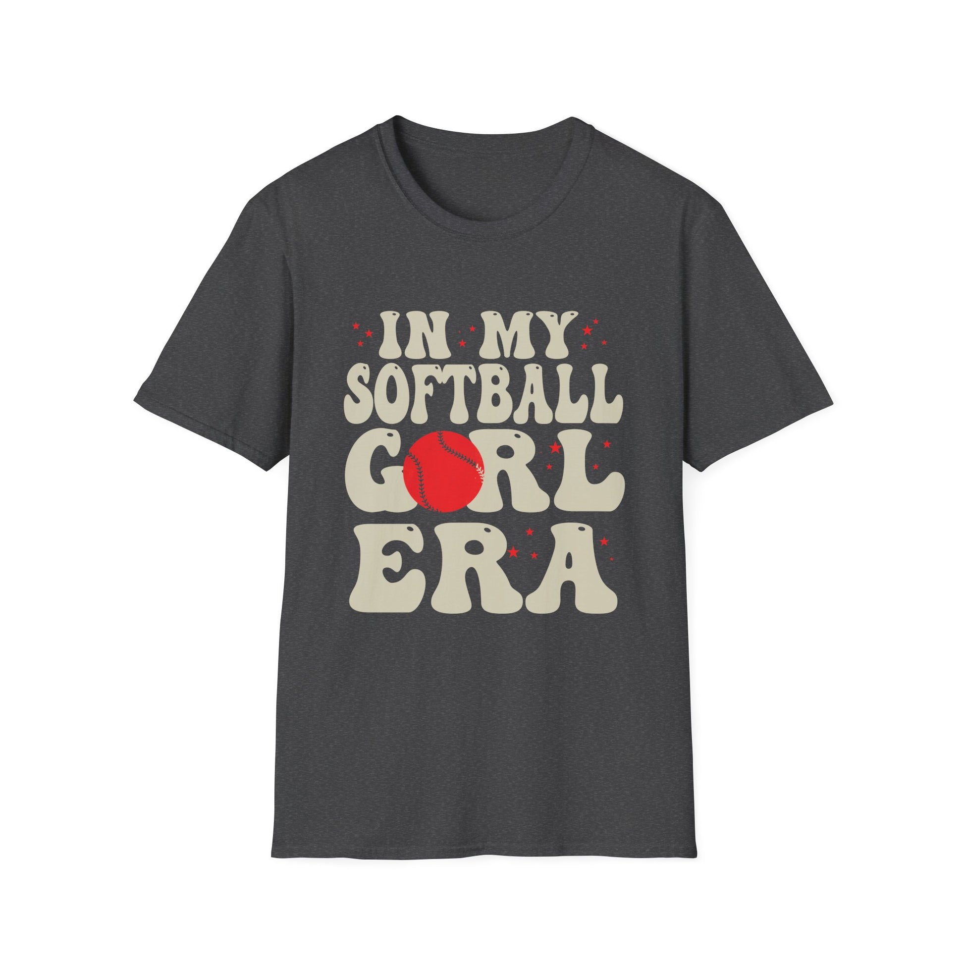 In My Softball Girl Era Retro Groovy Softball Girl Unisex T-Shirt