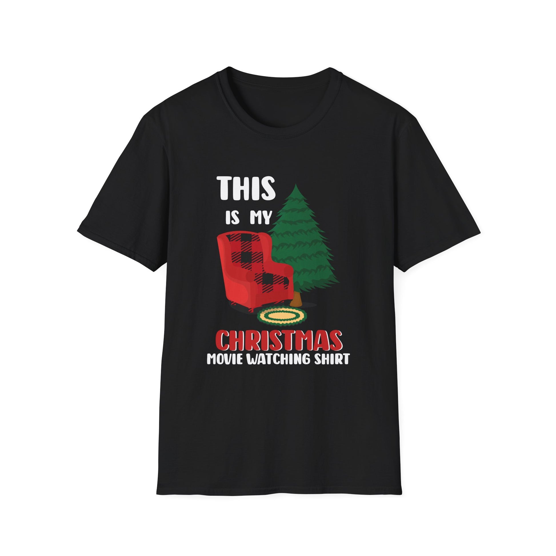 Christmas Movie Watching T-Shirt — "This Is My Christmas Movie Watching Shirt"
