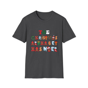 Christmas Alphabet Has Noel T-Shirt — Festive Holiday Lettering Tee