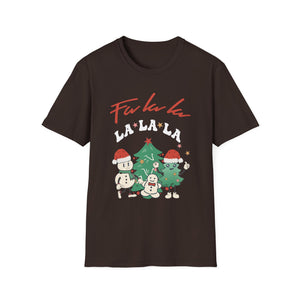 Fa La La La La La Christmas Tree Christmas T-Shirt Unisex T-Shirt