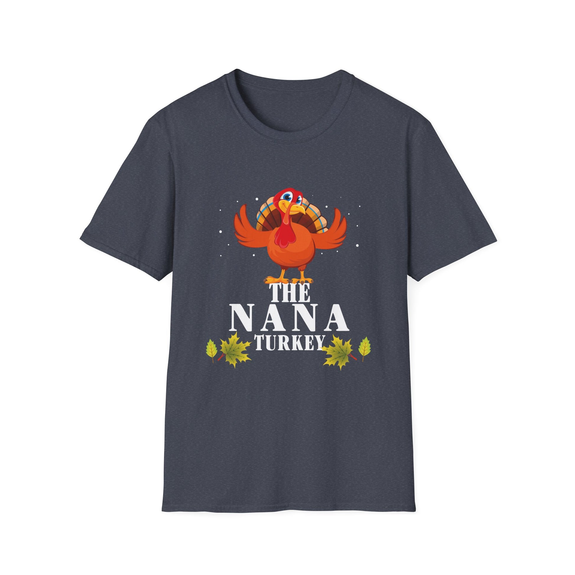 Thanksgiving The Nana Turkey Matching  Unisex Softstyle T-Shirt