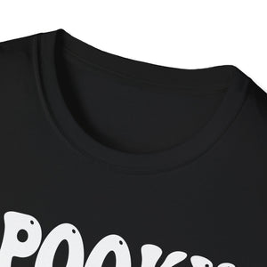 Spooky Hairstylist T-Shirt — Cute Ghost Hairdresser Halloween Tee