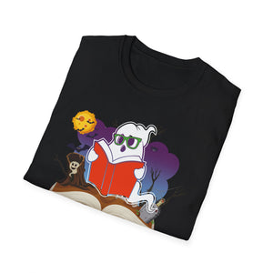 Booooks! Halloween Ghost Reading T-Shirt
