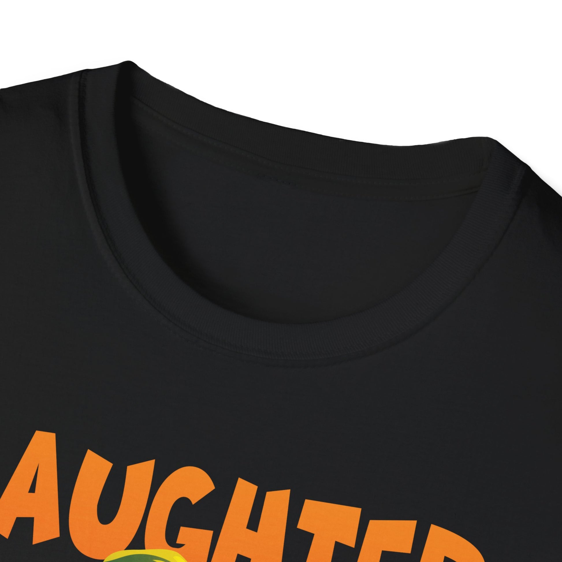 Daughter Halloween Costume Funny Pumpkin Family Halloween Tee Unisex Softstyle T-Shirt