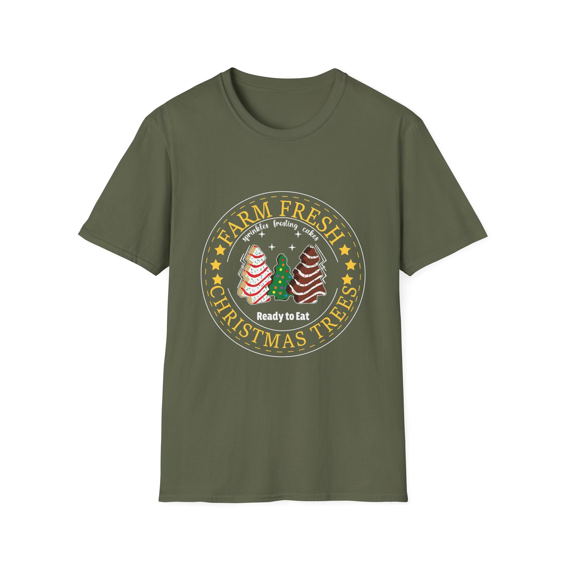 Christmas Tree Farm T-Shirt — "Farm Fresh Christmas Trees" Holiday Tee