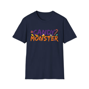 Candy Monster - Creepy Halloween Candy - Halloween tee