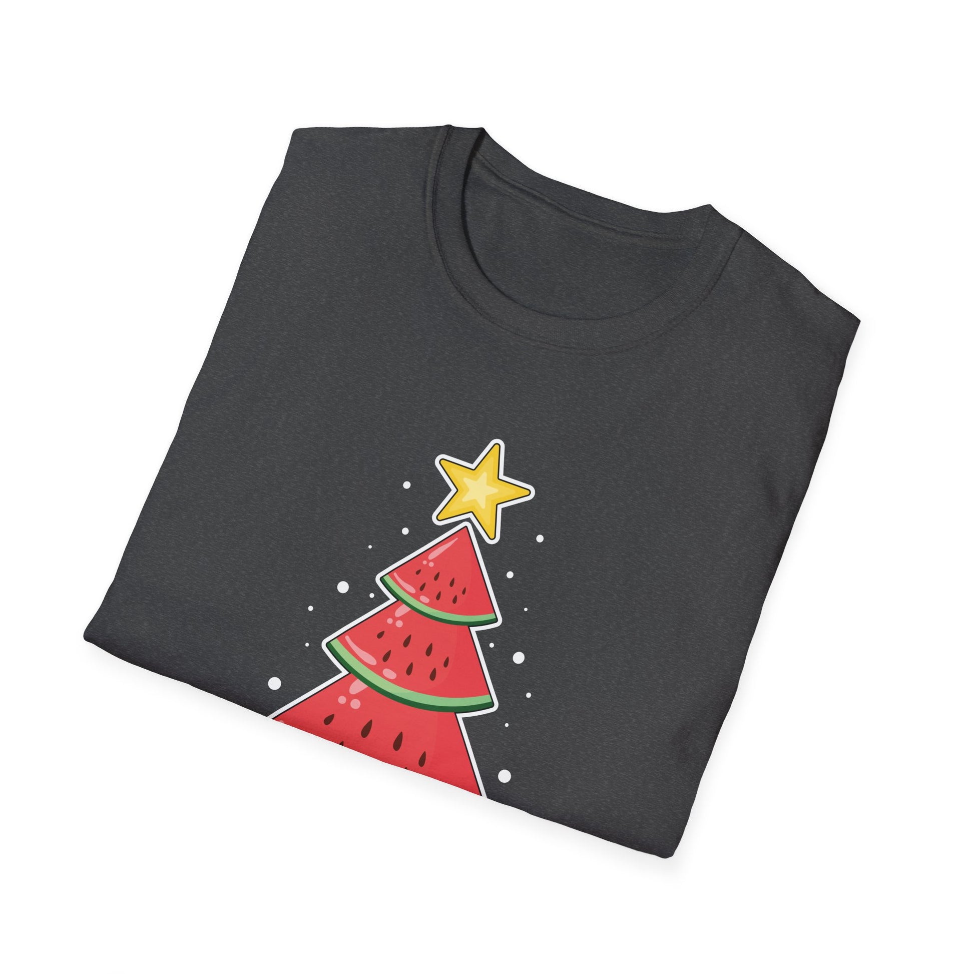 Christmas In July Watermelon Christmas Tree Unisex T-Shirt