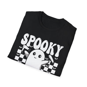 Spooky Hairstylist T-Shirt — Cute Ghost Hairdresser Halloween Tee