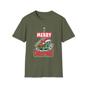 Xmas Turtle Christmas Tree Funny Christmas Merry Christmas Unisex T-Shirt