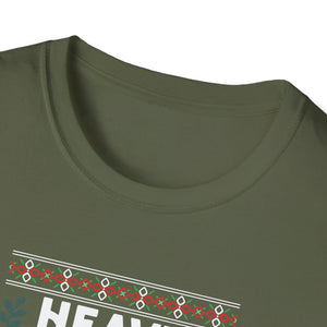 Heavy Christmas Skull T-Shirt — Santa Skull Holiday Metal Tee