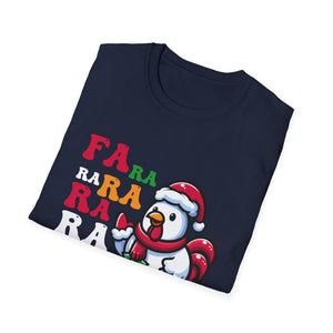 Christmas Chicken Caroling Ugly Christmas Knitted Cardigan Unisex T-Shirt
