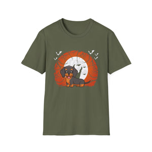Funny Halloween Dog English Dachshund Halloween Tee