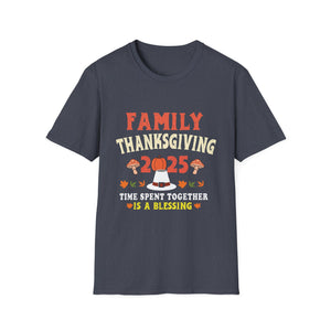 Family Thanksgiving 2025 Thanksgiving Crew Matching holiday  Unisex T-Shirt