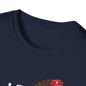 Thanksgiving Crew T-Shirt – LED Thanksgiving Crew Turkey Design