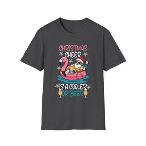 Christmas Cheer Is A Cooler Of B for Sommer Christmas Unisex T-Shirt