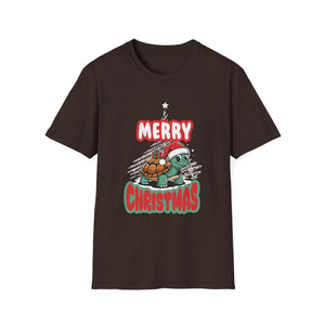 Xmas Turtle Christmas Tree Funny Christmas Merry Christmas Unisex T-Shirt