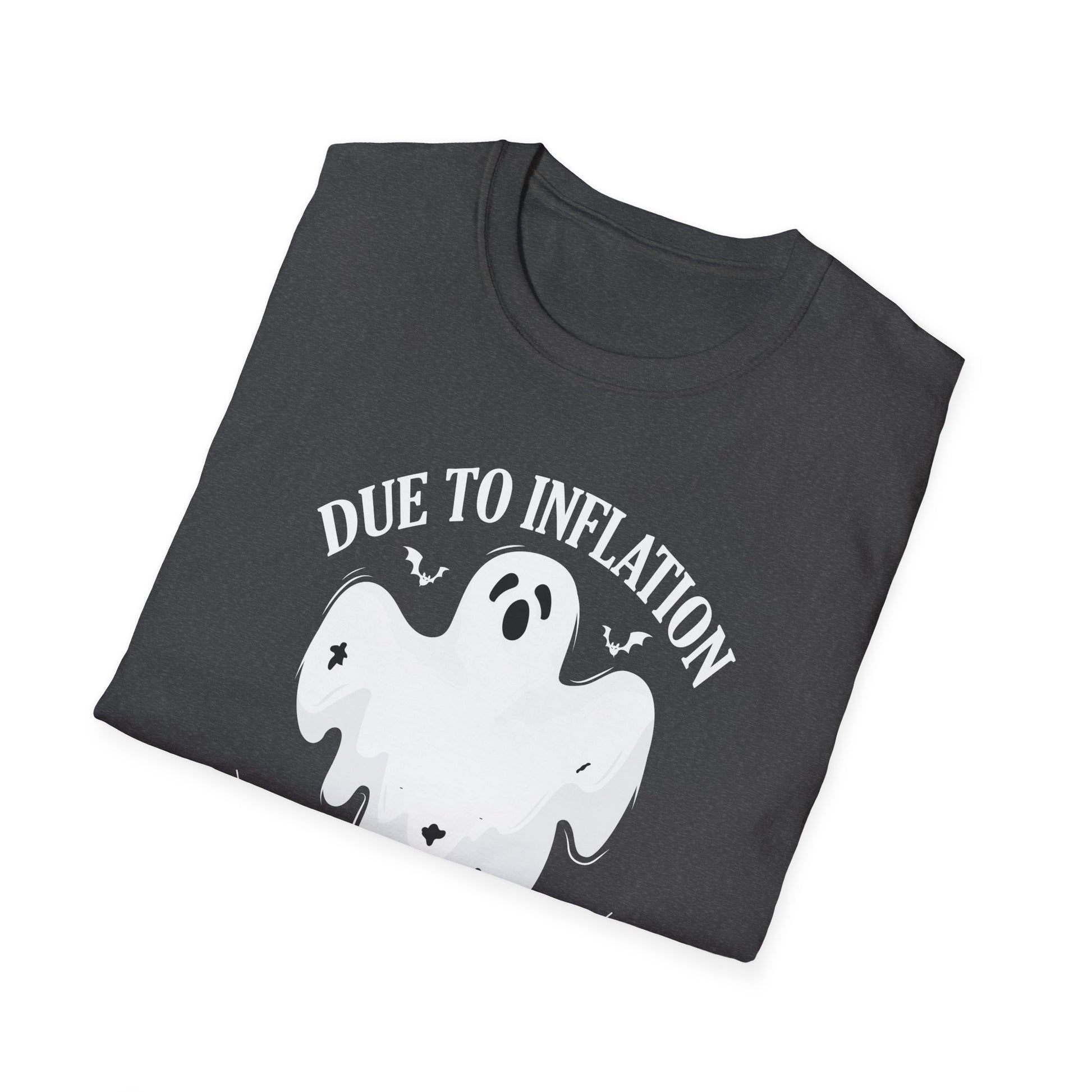 Due To Inflation This Is My Halloween Costume Cute Halloween TeeUnisex Softstyle T-Shirt