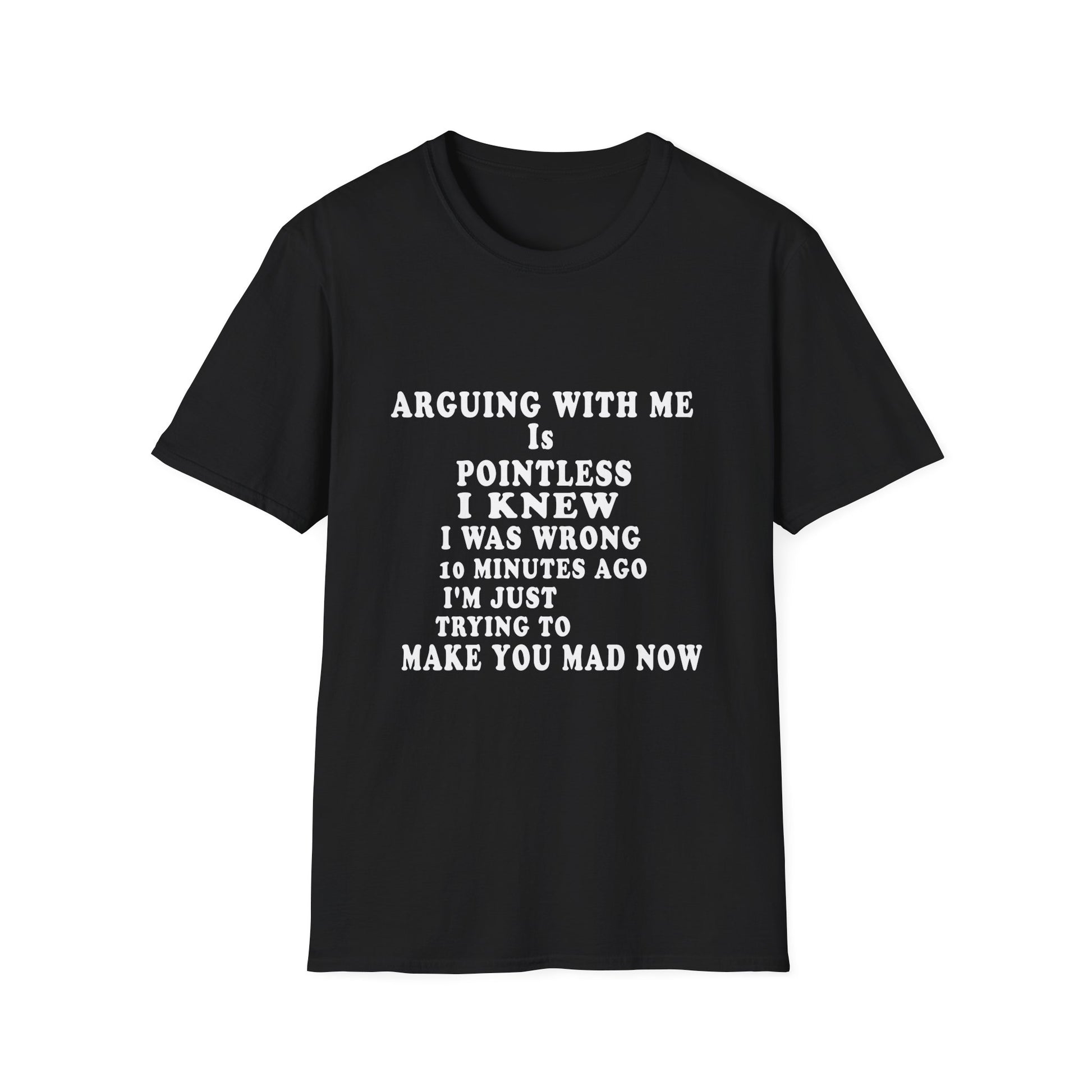 Funny 'Arguing With Me Is Pointless' Graphic T-Shirt