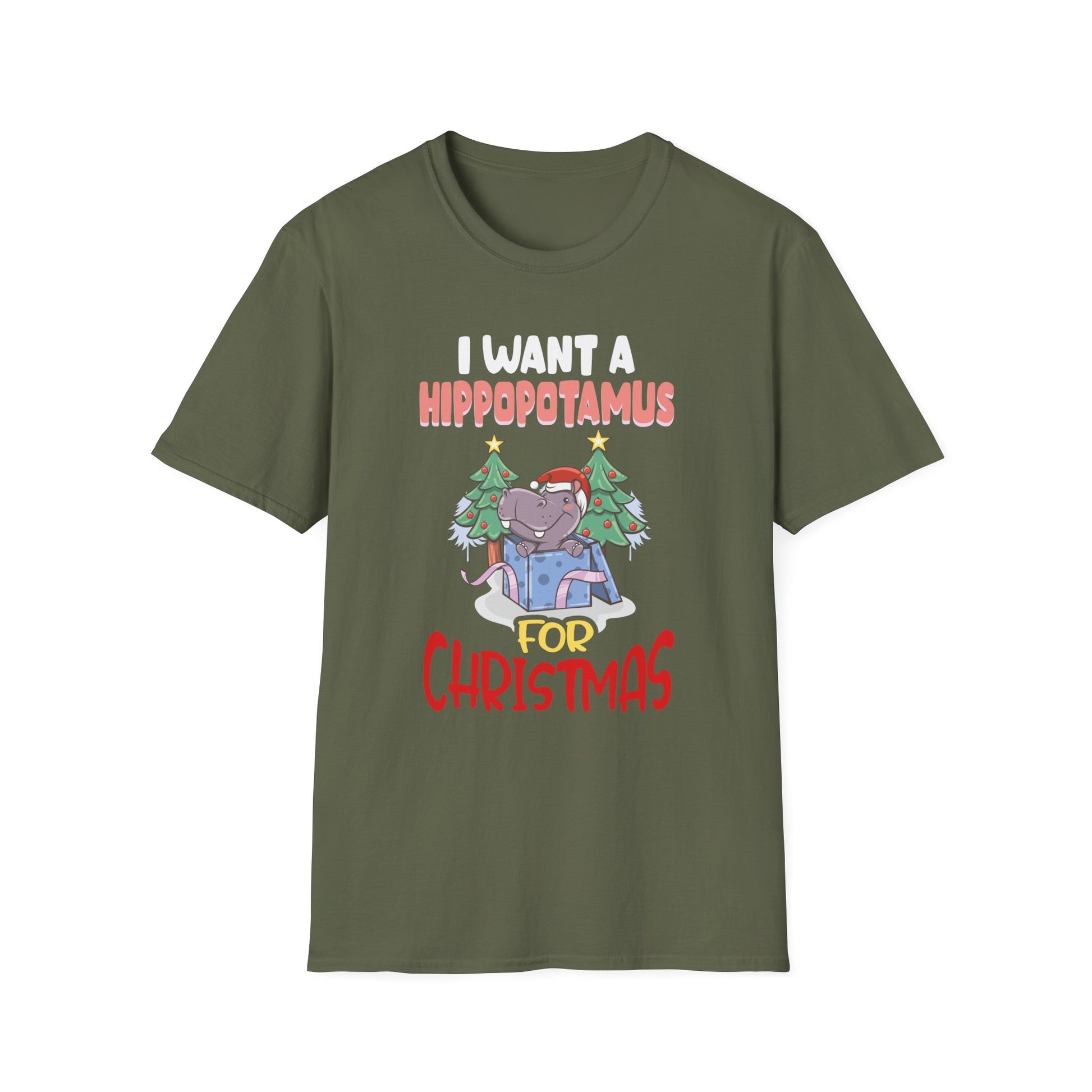 I Want a Hippopotamus for Christmas Unisex T-Shirt