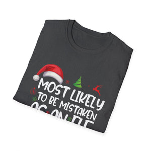 Most Likely To Be Mistaken As An Elf Family Christmas T-Shirt