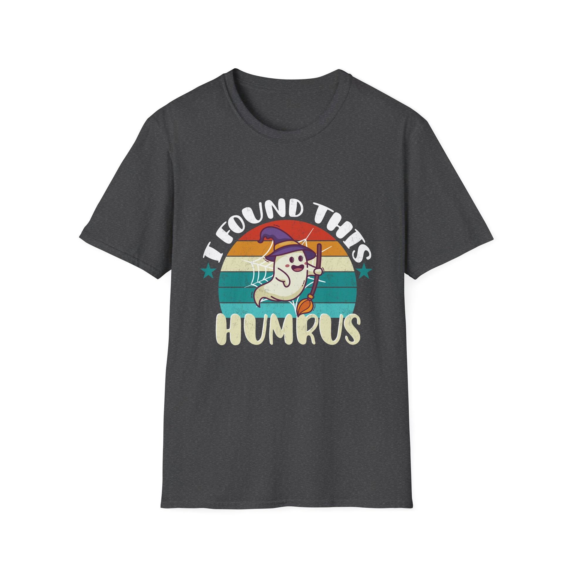 I Found This Humrus T-Shirt — Cute Hummus Ghost Retro Vegan Food Tee