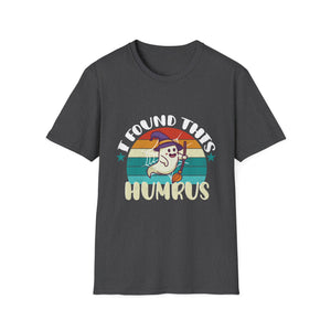 I Found This Humrus T-Shirt — Cute Hummus Ghost Retro Vegan Food Tee