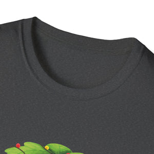 Palm Tree Ornament Graphic Tee — Tropical Holiday Palm Shirt