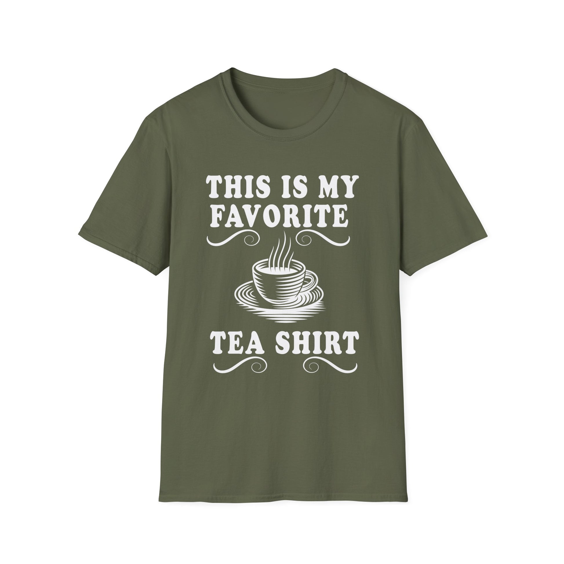 Tea Shirt T-Shirt — "This Is My Favorite Tea Shirt" Funny Tea Lover Tee