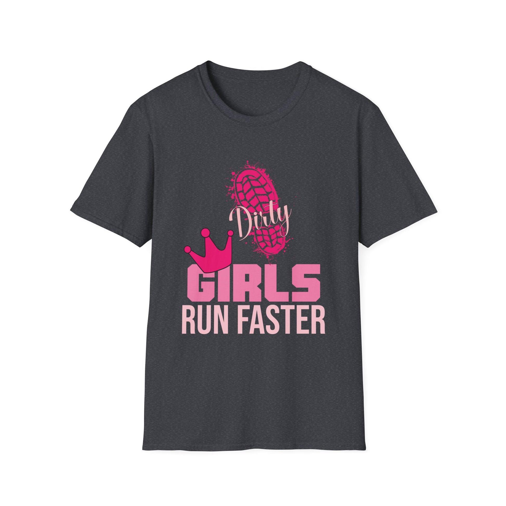 Mud Run Damen Dirty Girls Run Faster Running Gone Muddy Unisex T-Shirt
