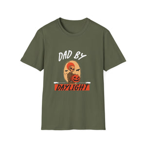 Dad By Daylight Halloween T-Shirt — Retro Horror Skull & Jack-O'-Lantern Tee
