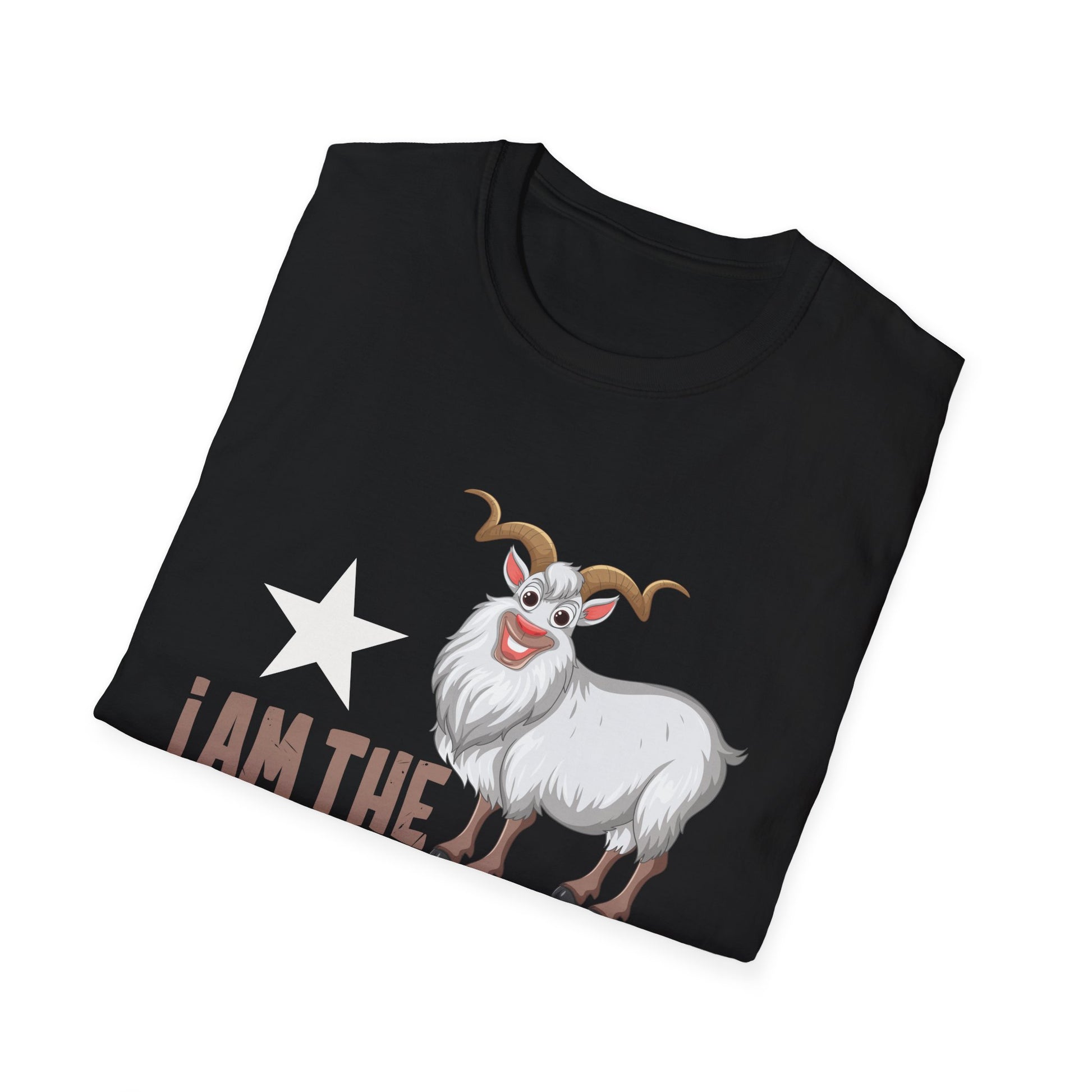 Unisex G.O.A.T. T-Shirt, Funny Goat Shirt, Animal Lover Gift, Casual Tee, Birthday Present, Goats Gift