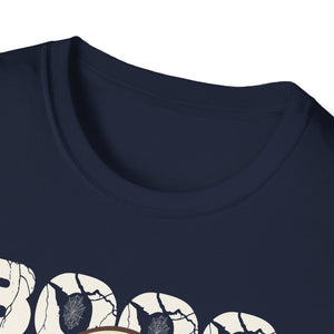 Ghost Reading 'Boo' T-Shirt — Cute Halloween Book Lover Tee