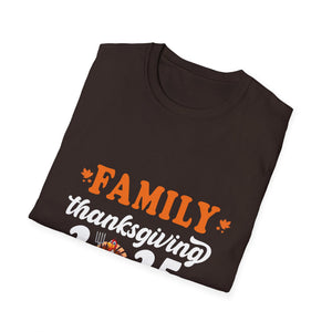 Family Thanksgiving 2025 Turkey Thanksgiving Matching  Unisex T-Shirt