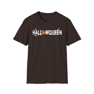 Halloween Queen T-Shirt — Cute Pumpkin & Bat Halloween Tee