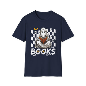 Halloween Costume spooky Books funny Ghost Lover Halloween Tee Unisex Softstyle T-Shirt